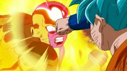 Goku luta contra Freeza