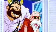 Ox-Satan junto a Roshi