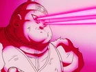 Android 19 fires eye lasers at Goku