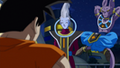 Goku talks to Whis