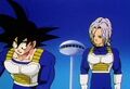 Goku and Future Trunks in armor