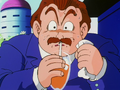 A man being absorbed by Cell without noticing him