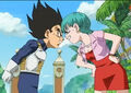 Vegeta and Bulma arguing