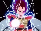 Vegeta charges a Galick Beam
