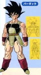 Katsuyoshi Nakatsuru's original character design (TV Anime Guide: Dragon Ball Z Son Goku Densetsu)