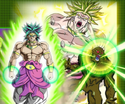 Broly artworks for Dragon Ball Heroes