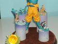 Dragon Ball Selection Goku set including miniature Chiaotzu