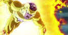 Golden Frieza charges