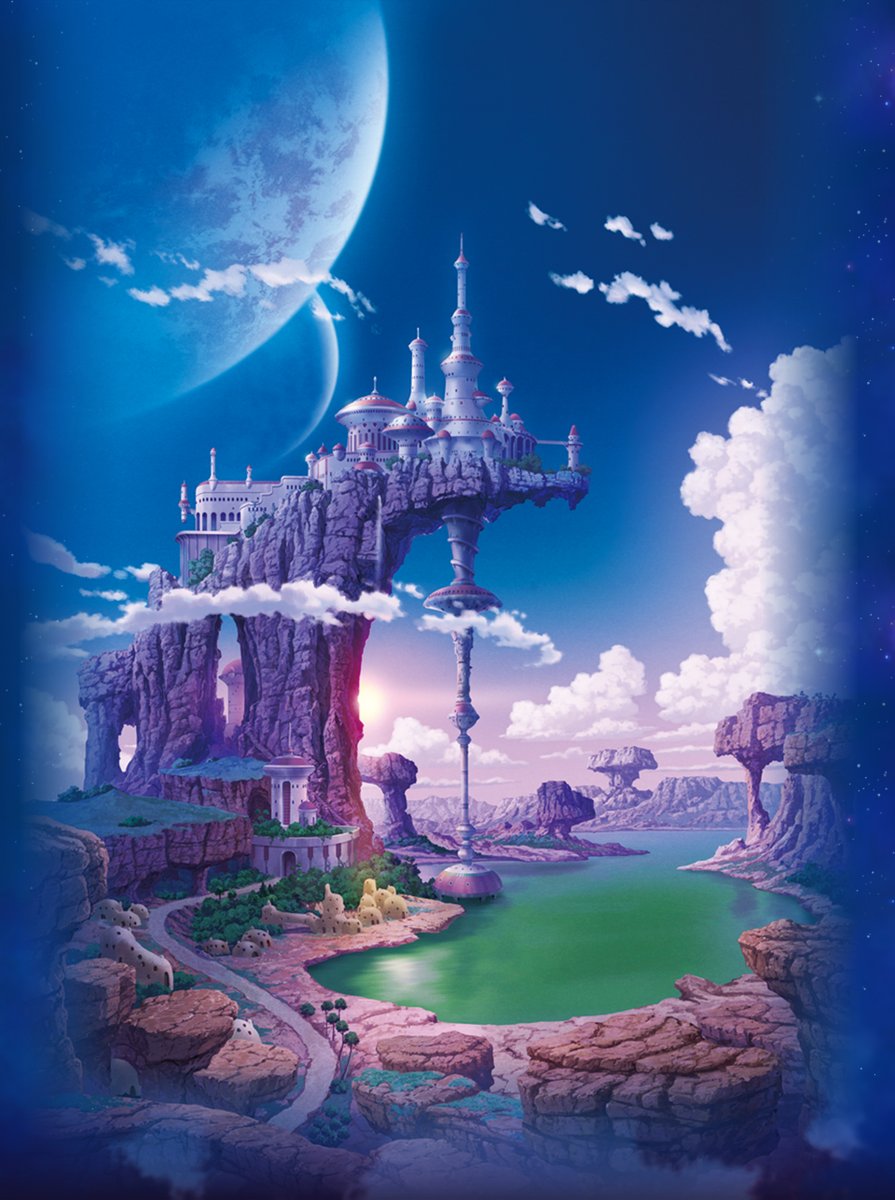 Planeta Vegeta e o castelo real. - Daiko O Saiyajin