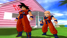 Goku and Krillin in Budokai Tenkaichi 2