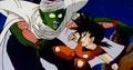 Gohan goes crazy on Piccolo