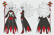 Arte conceptual de Towa Diosa Demoníaca Segunda Forma.