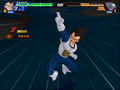 Vegeta performs his Dirty Fireworks in Budokai Tenkaichi 3