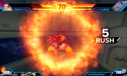 Extreme Butoden SSJG Goku God Power (Preparing to Unleash God Power)
