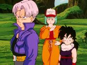 Gohan,BulmaAndFutureTrunks