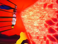 Evil Buu kills Van Zant with the Guilty Flash technique