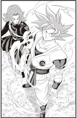 Super Saiyan 5 Gogeta line, B&W, and color (OC) : r/dbz