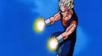 Super Vegito tries to use a similar technique against the Super Ghost Buu Attack