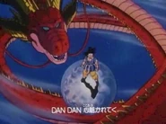 Shen Long Definitivo al encoger a Goku en DAN DAN Kokoro Hikareteku.