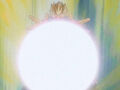 Baby Gohan fires a Ki Blast