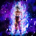 Ultra Instinct Goku in Legends' Title Screen.