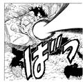 Piccolo's fires his Mouth Energy Wave in the manga