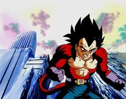 Vegeta Super Saiyajin 4 para colorir