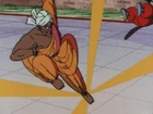 Nam attempts to kick Goku after dodging his Afterimage kick (2)