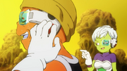 Cheelai and Lemo nervous after learning of Broly's unreadable power level