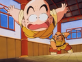 Krillin remembering getting bullied in Orin Temple