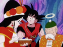 Grandpa Gohan with Annin and Goku