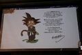 Toriyama's drawing of Kid Goku (2013)