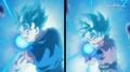 Super Saiyan Blue Vegito and Beat charging Multiple Kamehameha