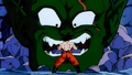 Giant Slug mocking Goku