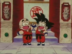 Krillin and Goku at the World Tournament