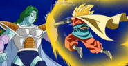 Zarbon blocks the Hero's punch