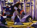 Oolong as a Ramen Robot challenges Goku in The Path to Power