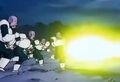 Slug's soldiers hit by Gohan's energy wave