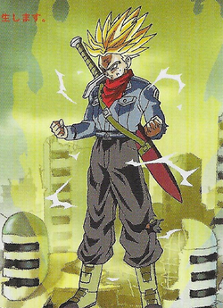 Trunks del futuro SSJ rage!! ( versión alternativa) Siguiendo el