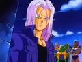 A member of the race among Paragus' soldiers behind Future Trunks