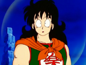 Yamcha stares at Bulma in wonder