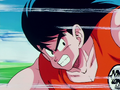 Goku uses Rapid Movement against Raditz