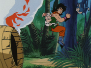 Yamcha and the rest of the gang survive a plane crash