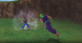 Android 17 stunned in Raging Blast 2