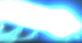 The effect of Goku's Super Kamehameha in Raging Blast 2
