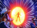 Frieza's Supernova approaches Bardock in Bardock - The Father of Goku