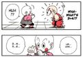 Krillin uses math to confuse Chiaotzu in the manga (Full Color Manga)