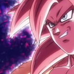 Gogeta SSJ4 Limit Breaker le salva la vida a Goku. (SDBH MANGA