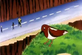 A bird near the Mountain Road