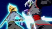 Zamasu fusione vs Trunks del Futuro